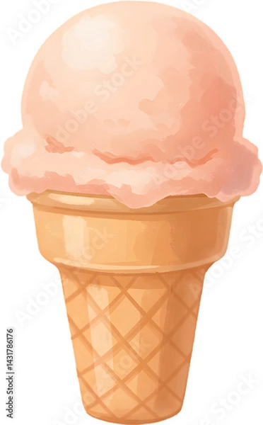 Obraz ice cream - 아이스크림. Generative AI