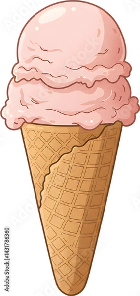 Obraz ice cream - 아이스크림. Generative AI