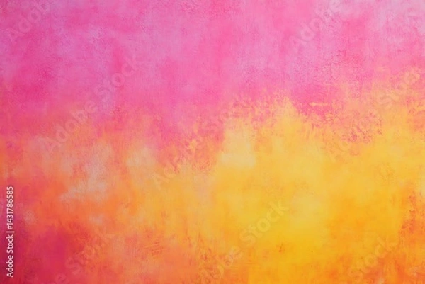 Fototapeta Abstract pink, orange, and yellow gradient background with vertical lines and motion blur effect