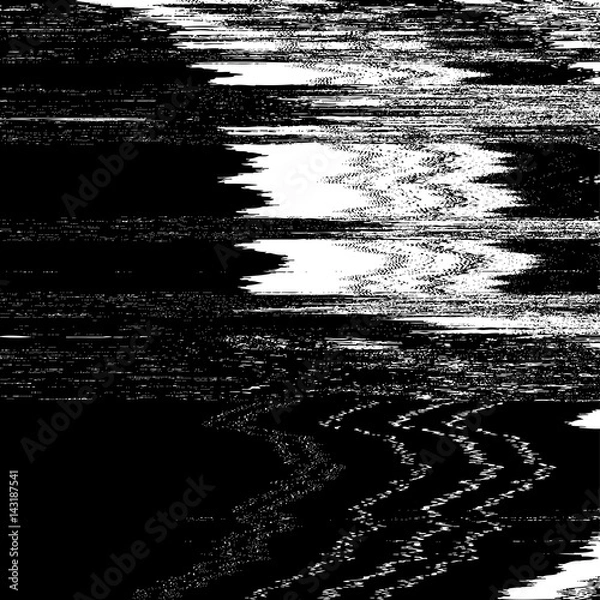 Fototapeta vector television interference glitch.
