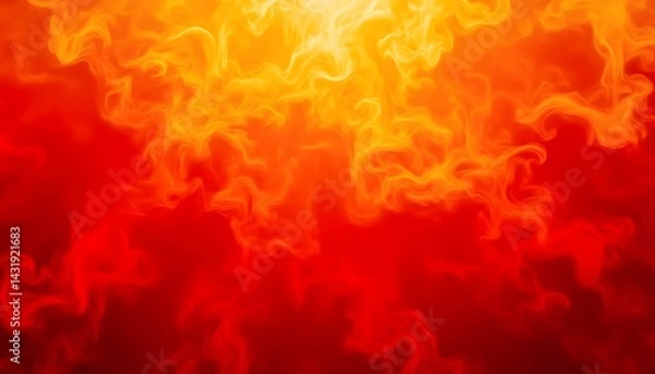 Fototapeta Vibrant Color Palette with Fiery Hues and Dynamic Blends