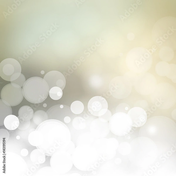 Fototapeta Colorful Sparkling Cover Design Template with Abstract, Blurred Background for Christmas, New Year or Other Holiday Designs