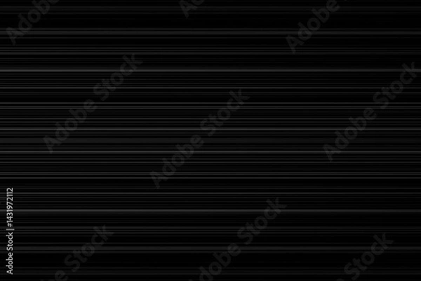 Fototapeta A black screen display with scan lines in white abstract background