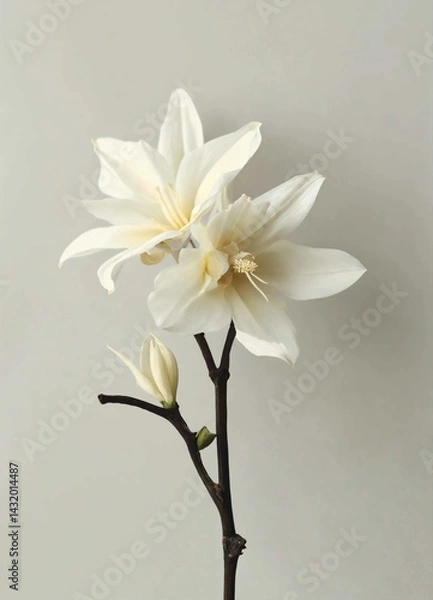 Obraz white magnolia flower