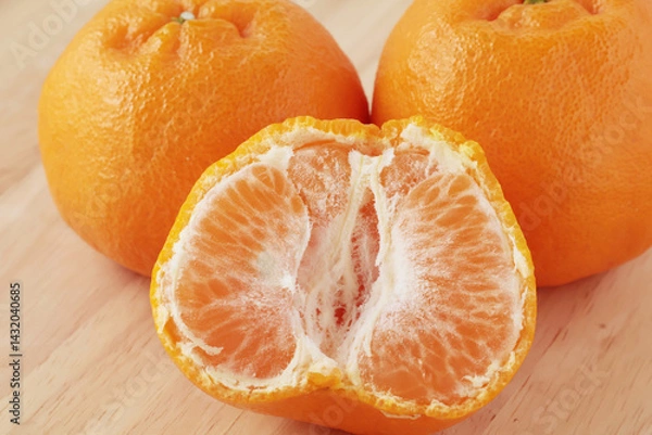 Obraz 中身が見えているポンカン