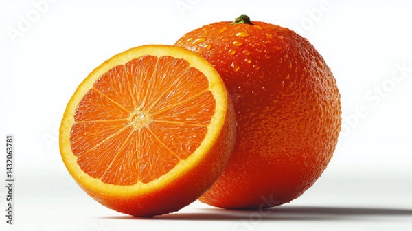 Fototapeta Orange created with Generative AI Technology, ai, generative