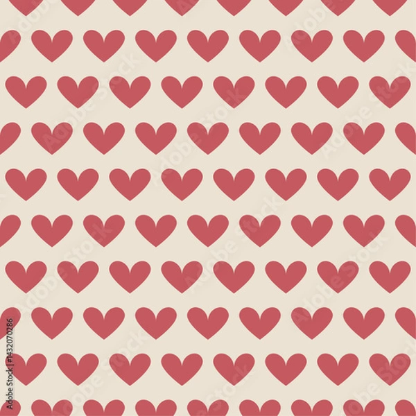 Obraz hearts pattern texture