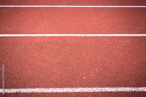 Fototapeta Empty Running Track