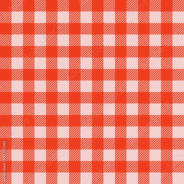 Obraz seamless tartan pattern texture vector design