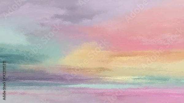 Fototapeta Pastel sky cloudscape