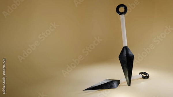 Obraz ninja kunai weapon