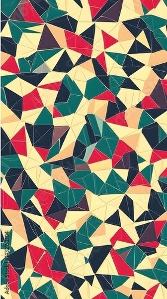 Obraz Abstract Geometric Triangular Mosaic Pattern Background