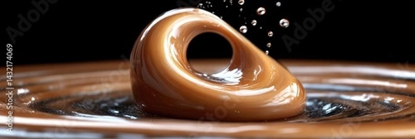 Obraz Caramel Drop Impact