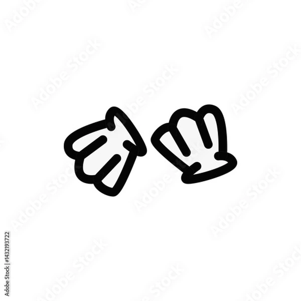 Obraz Shell cartoon design vector illustration