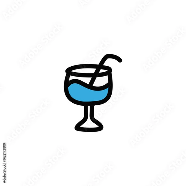 Obraz Drink icon design vector illustration