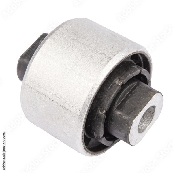 Fototapeta Set of car suspension silent blocks. Spare parts of the chassis of the car.