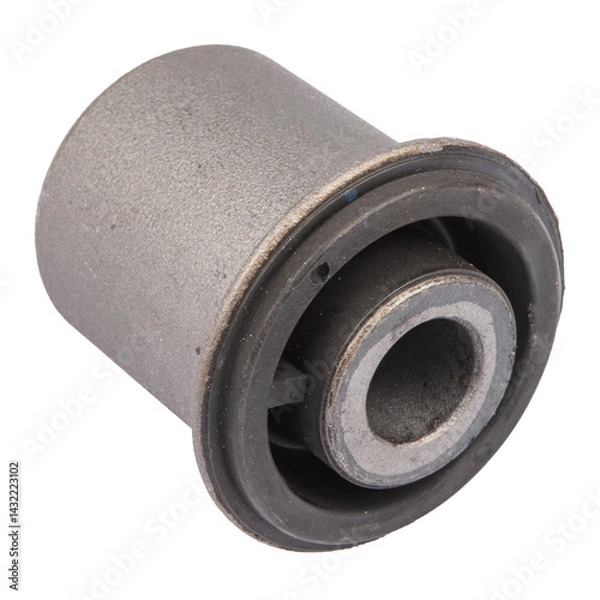 Fototapeta Set of car suspension silent blocks. Spare parts of the chassis of the car.