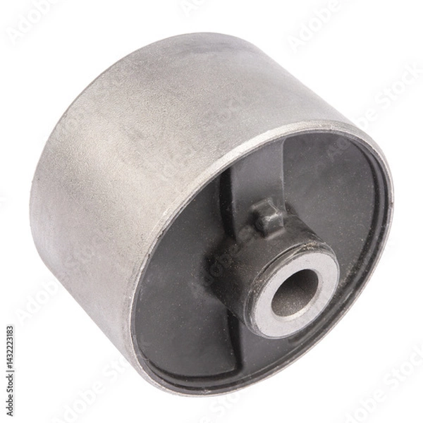 Fototapeta Set of car suspension silent blocks. Spare parts of the chassis of the car.