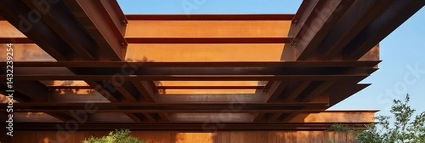 Fototapeta structural expressionism architecture 