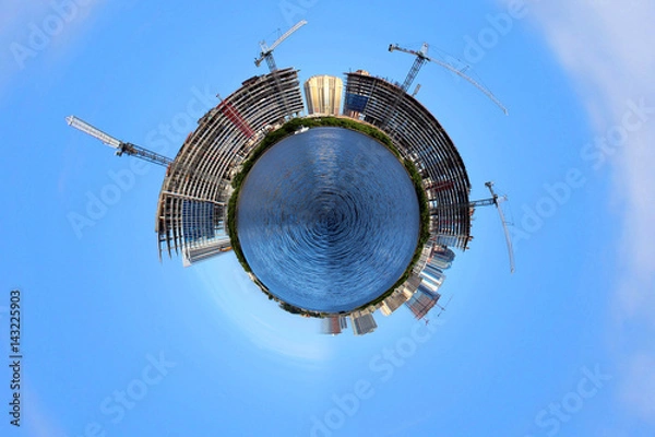 Obraz Sunny Isles Beach Miami Tiny Planet