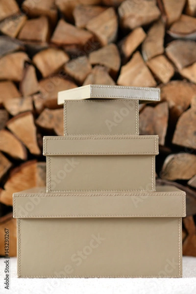 Obraz Leather boxes