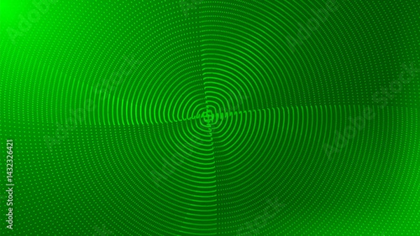 Obraz Fundo circular e pontilhado verde
