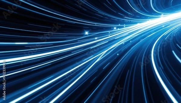 Obraz Abstract speed tunnel