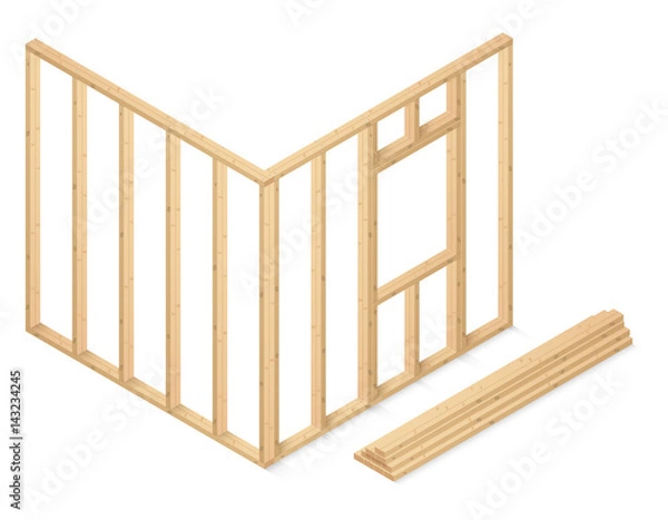 Obraz Construction framing