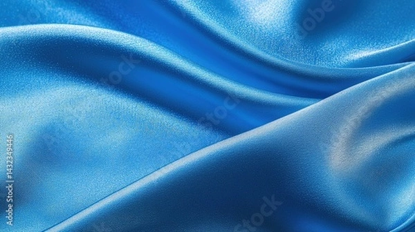 Obraz blue silk background