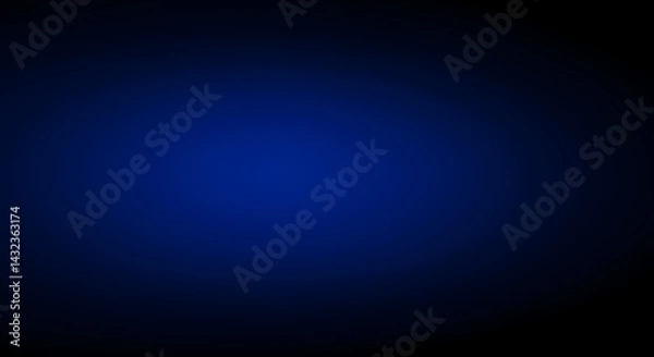 Fototapeta Abstract Dark Blue Gradient Blurred Background For Web Design Projects