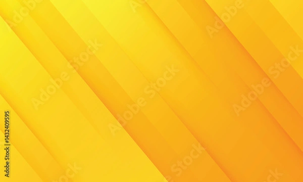 Fototapeta Abstract yellow and orange gradient diagonal stripes Banner template background