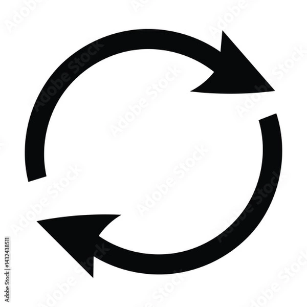 Fototapeta vector illustration of an arrow