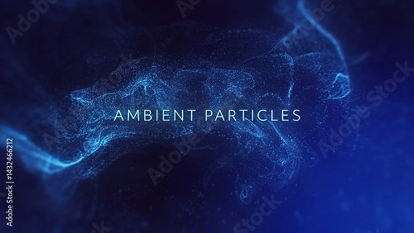 Obraz Ambient Particles Titles