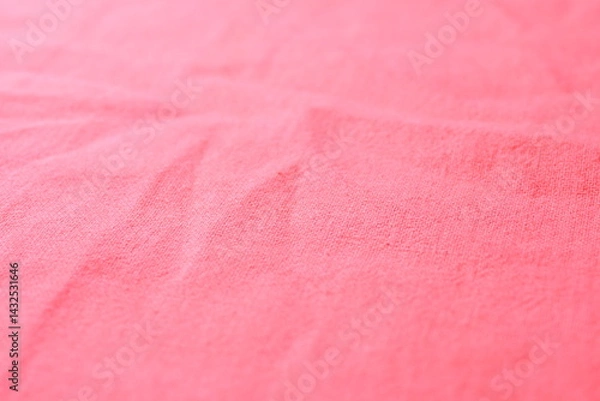 Fototapeta red texture of fabric textile, abstract image for fashion cloth design background