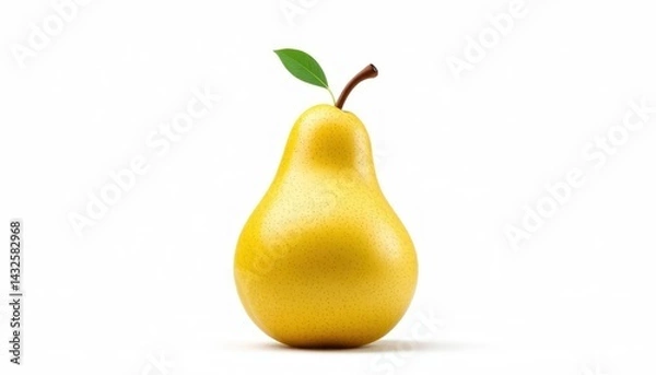 Fototapeta Single yellow pear