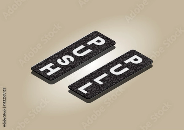 Obraz Push Pull Tag Mockup