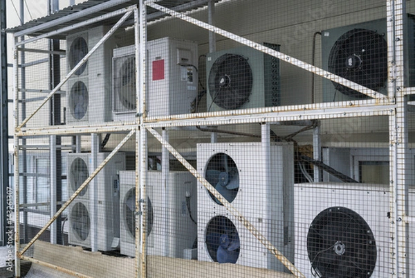 Fototapeta The ventilation system.