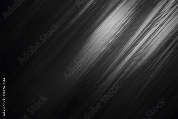 Obraz Black and white fluid marble texture with dramatic swirls creating an elegant and artistic design