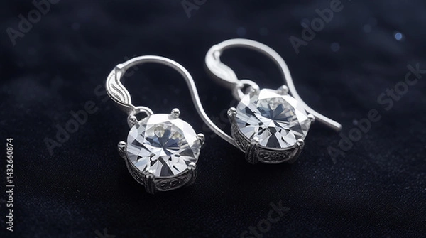 Fototapeta Earrings with new style and look