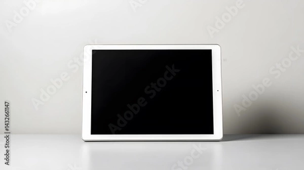 Obraz White tablet with blank screen, and studio. (2)