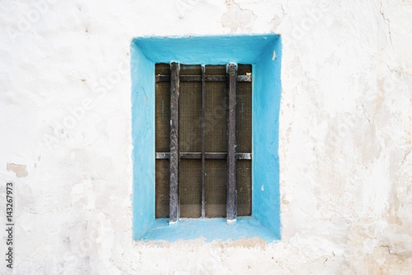Obraz A window in rough wall
