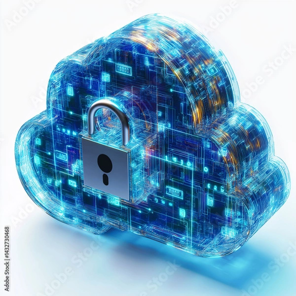 Fototapeta SASE. Secure Access Service Edge data encryption infrastructure. Network protection zero trust. Cloud security. Edge computing. Zero trust data access route to cloud icon image