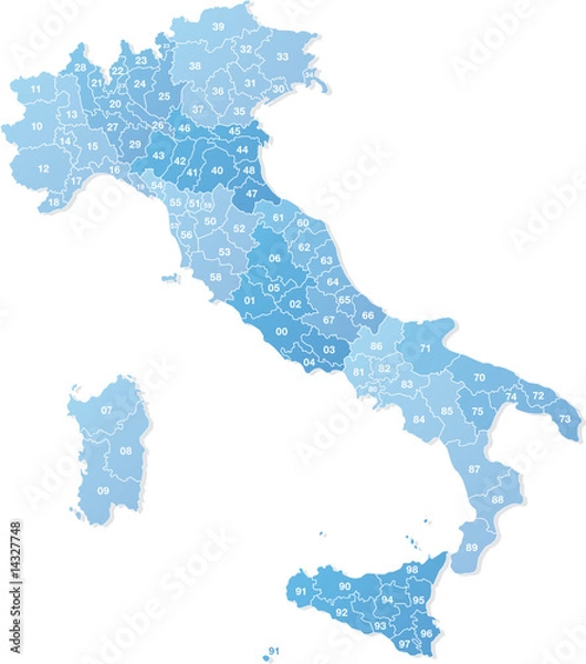 Obraz Włochy_2_blue