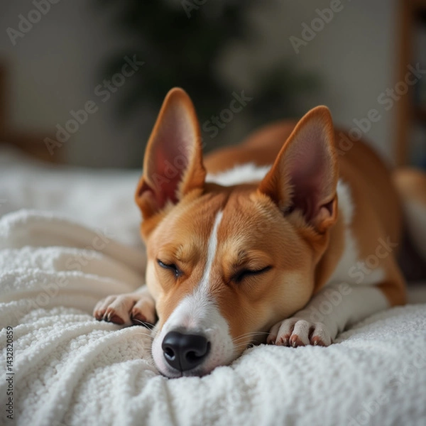 Fototapeta basenji portrait