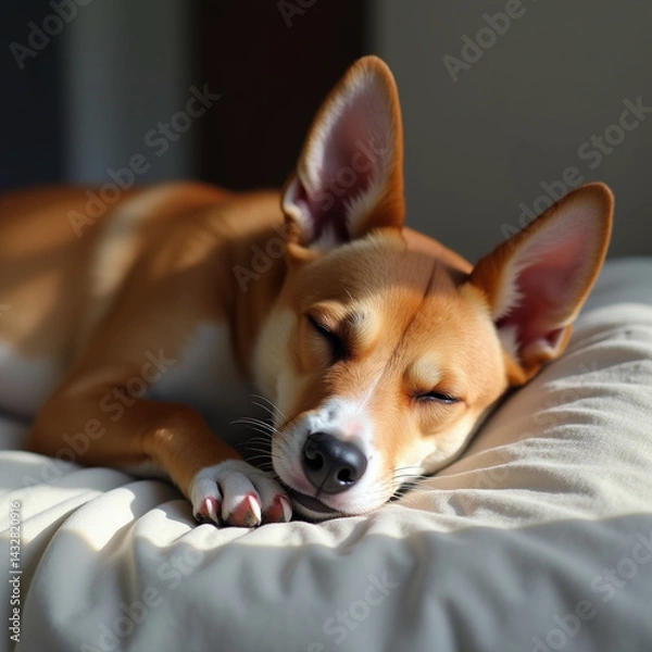 Fototapeta basenji portrait