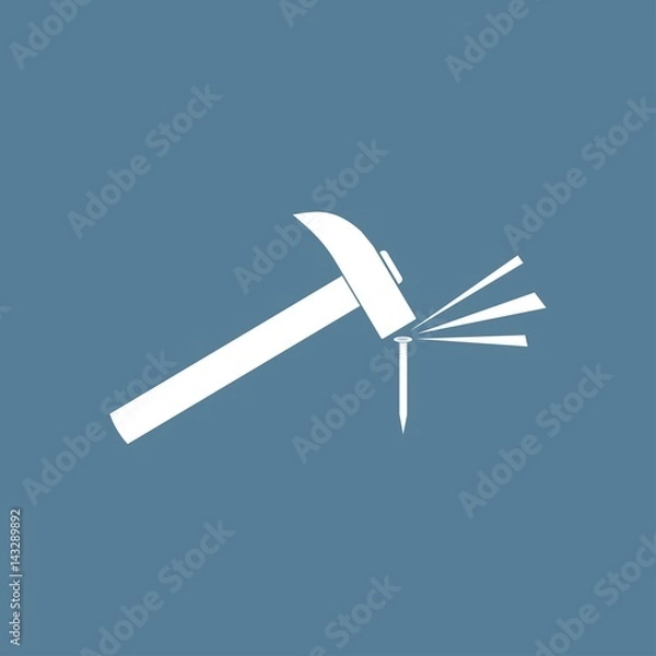 Obraz hammer icon