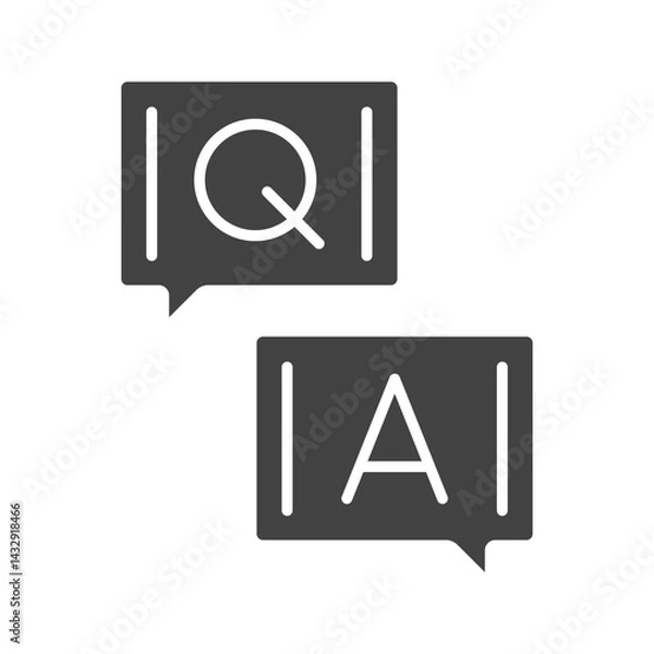 Fototapeta Communication icon vector image. Suitable for mobile apps, web apps and print media.