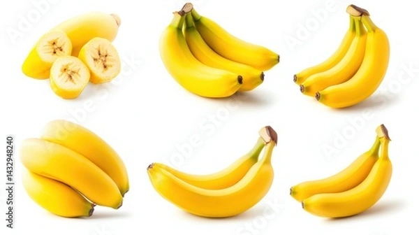 Obraz Ripe yellow bananas