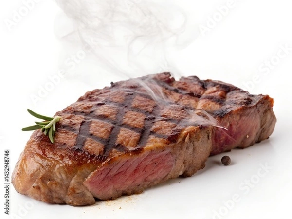 Obraz A juicy, grilled beef steak