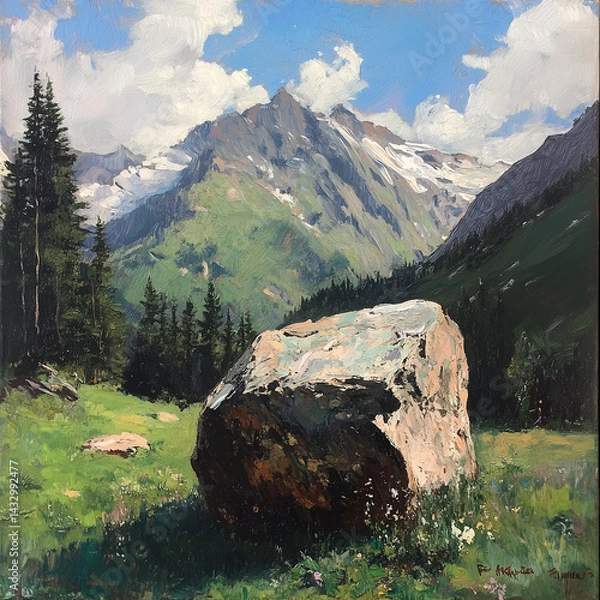 Obraz rock in the mountains 